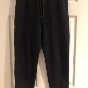 TNA Black Cozy AF  Sweatpants Relaxed Fit Joggers
